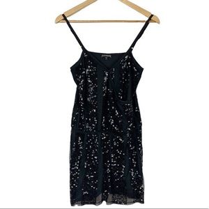 Express Faux Wrap Sequin Dress Size Small